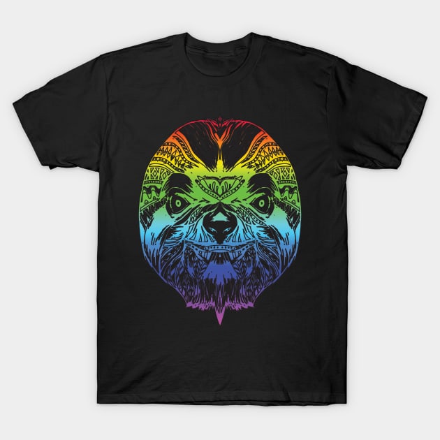 Funny sloth Sloth colorful tshirt T-Shirt by thefriendlyone
